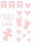 Preview: Baby Set Bügelbild